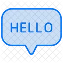 Hello Hi Greeting Icon