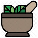 Herbal Bowl Leaf Icon