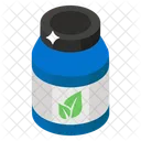 Herbal Medicine Pills Jar Medication Icon