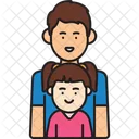 Hermano y hermana pequeña  Icono