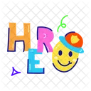 Hero Emoji Hero Letters Hero Word Icon