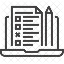 Herramienta Lista De Verificacion Dispositivo Icono