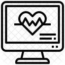 Herzfrequenz Elektronik Computer Symbol