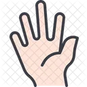 Hi Finger Five Icon