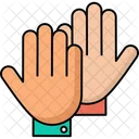 Hi Five Gesture Hand Gesture Icon