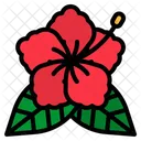 Hibiscus Botanical Blossom Icon