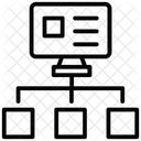 Hierarchy Network Diagram Topology Icon