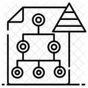 Hierarchy Algorithm Data Flow Icon