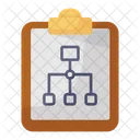 Hierarchy Algorithm Data Flow Icon