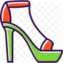 High Footwear Heel Icon