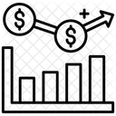 High Cost Premium Price Bar Chart アイコン
