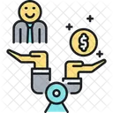 High Income Money Dollar Icon