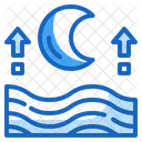 High Tide Water Sea Icon