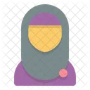 Hijab-Frau  Symbol