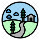 Hill Nature Mountain Icon