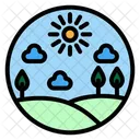 Hill Nature Mountain Icon