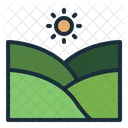 Hill Nature Landscape Icon