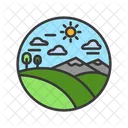 Hill Mound Slope Icon