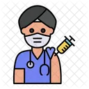 Hindu Doctor Vaccination  Icon