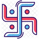 Hindu Swastika Religious Sign Swastika Symbol Icon