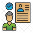 Hired Hiring Approved Icon