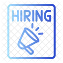 Hiring Job Seeker Recruit Icon