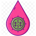 Hiv Aids Blood Drop Icon