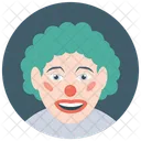 Circus Joker Tramp Clown Auguste Clown Icon