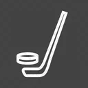 Hockey Stick Ball Icon