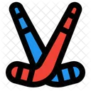 Hockey Sticks Icon