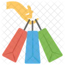 Holding Bags Shopping Bags Purchaser Icon