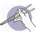 Holding Chopstick Chinese Stick Eating Tool Icon