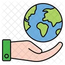 Holding Earth  Icon