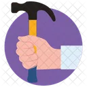 Handheld Hammer Hammer Tool Icon