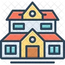 Home Dwelling Mansion Icon