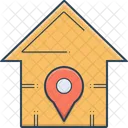 Home Location Map Icon