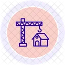 Home Construction Line Icon Icon