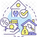 Home equity lines of credit  Icon