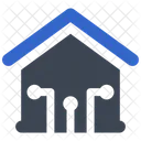 Smart Building Smart House Network Icon