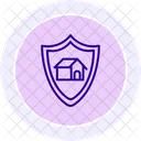 Home Security Line Icon Icon