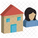 Homeowner Property Agent Real Estate Agent Icon