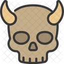 Horned Skull Horns Icon