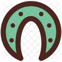 Horseshoe Horse Luck Icon