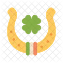 Horseshoe Lucky Clover Icon