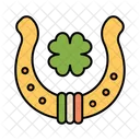 Horseshoe Lucky Clover Icon