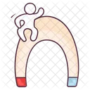 Horseshoe Magnet Hoof Shoe Horseshoe Luck Icon