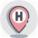 Hospital Location Medical Icon