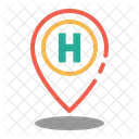 Hospital Location Medical Icon