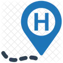 Hospital Location Map Icon