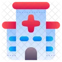 Hospital Building Health Clinic Icon